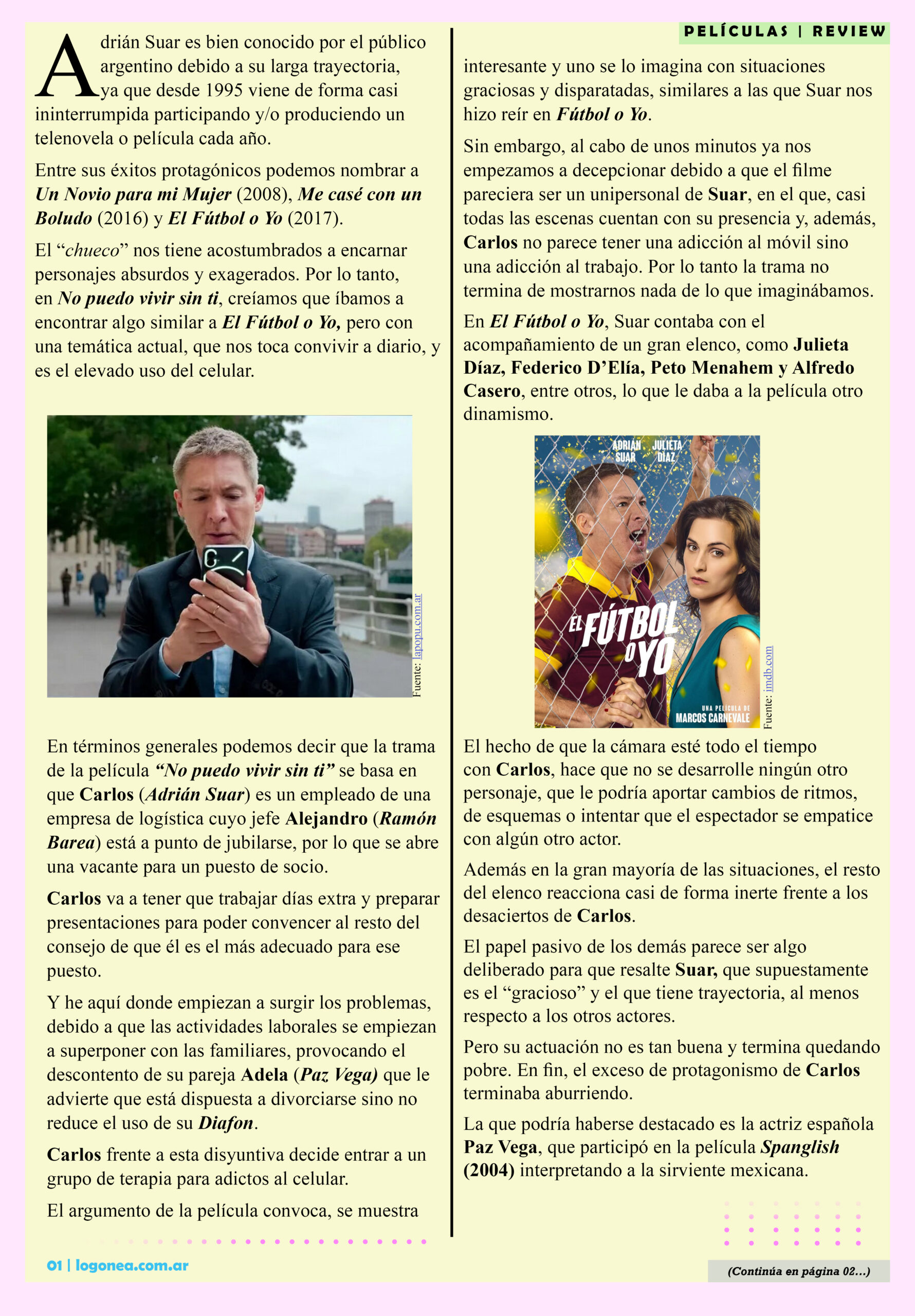 Adrian suar no puedo vivir sin ti netflix españa celular movil el futbol o yo paz vega adicción argentina española diafon santiago requejo ramon barea logonea
